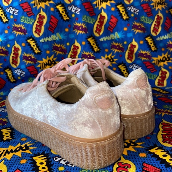 🎉ON SALE🎉⚡️Public Desire Velvet Chunky platform sneakers⚡️ - Picture 5 of 6